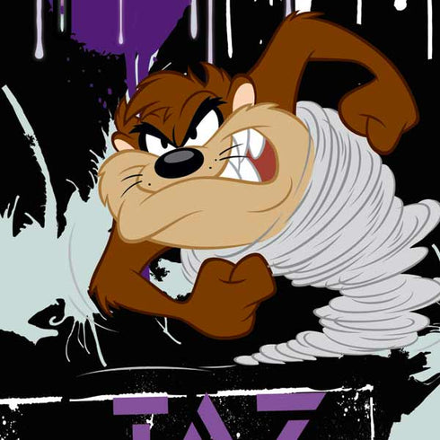 Looney Tunes Splatter Paint Tasmanian Devil MacBook Skins